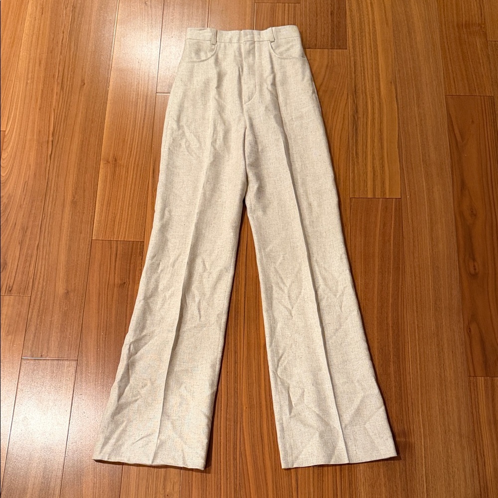 Jacquemus Cream Tailored Trousers